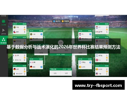 基于数据分析与战术演化的2026年世界杯比赛结果预测方法 基于数据分析与战术演化的2026年世界杯比赛结果预测方法
